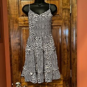 Chocolate & Cream Ruffle Dress